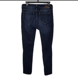 Mavi Women's ADA Boyfriend Straight Leg Jeans Blue Stretch Dark Wash